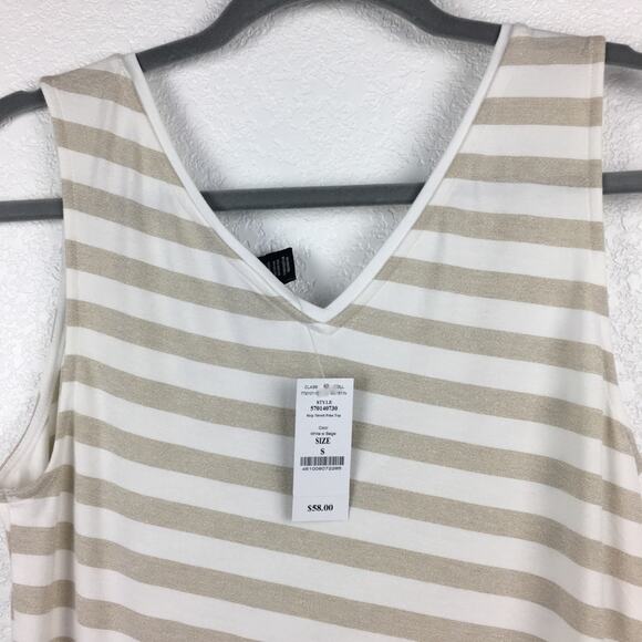 NWT White house Black Market stripe top size S - Picture 3 of 6